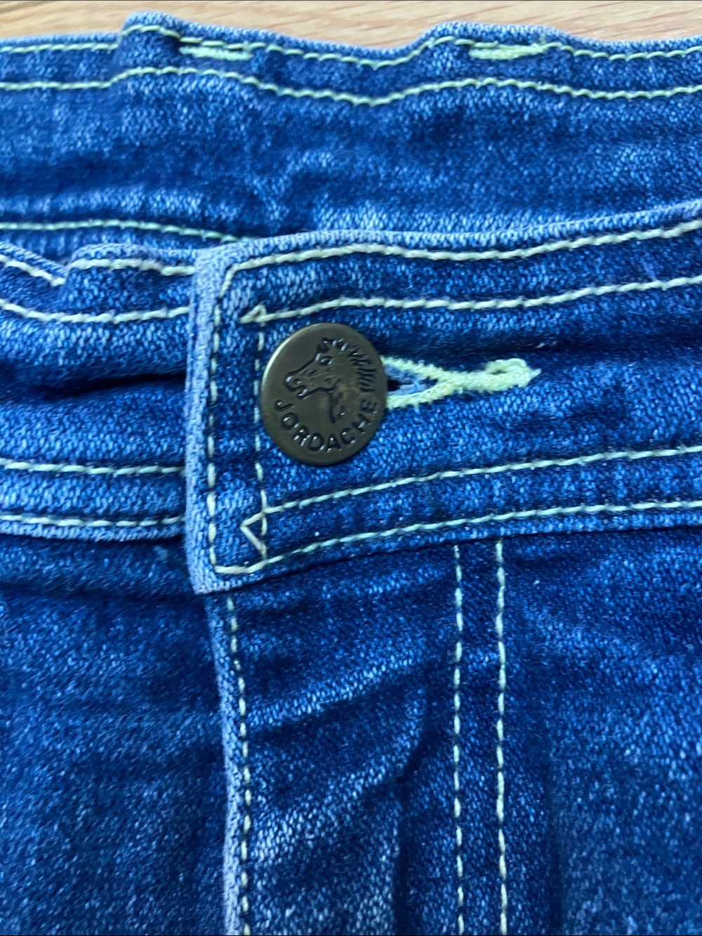 Vintage rare Jordache Straight-Leg high rise Dark Blue Jeans - Picture 5 of 10
